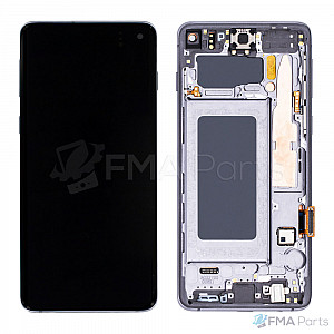 [Full OEM] Samsung Galaxy S10 G973F OLED Touch Screen Digitizer Assembly with Frame - Prism Black